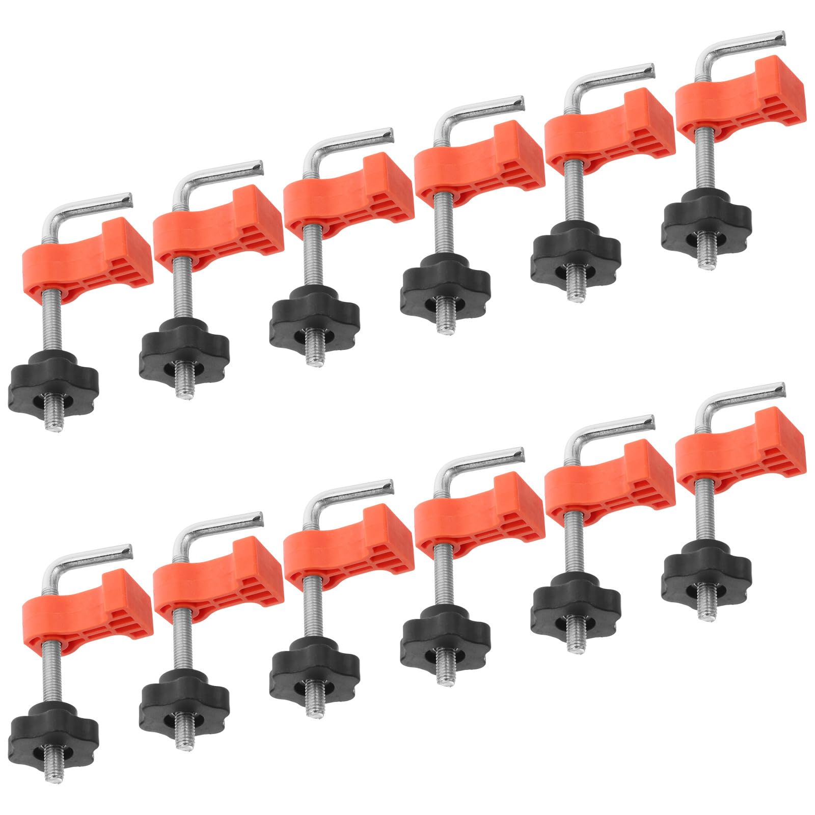 Lot de 12 Pinces à Angle Droit en Plastique pour Fixation de Dalles en Granit et Marbre, Outils de Positionnement Précis