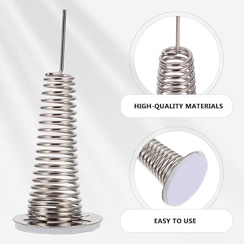 Miniatura 4 de EXCEART 10 piezas de tablero de instrumentos de juguete base de muñeca base de resorte del tablero de instrumentos del coche cabeza oscilante de