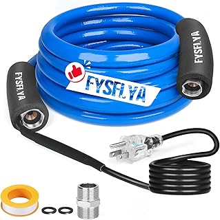Manguera de agua calentada para autocaravana de 30 pies, manguera de agua potable calentada, resistente a bajas temperaturas hasta -40 °F, accesorios de RV para cámper, suministro de agua al