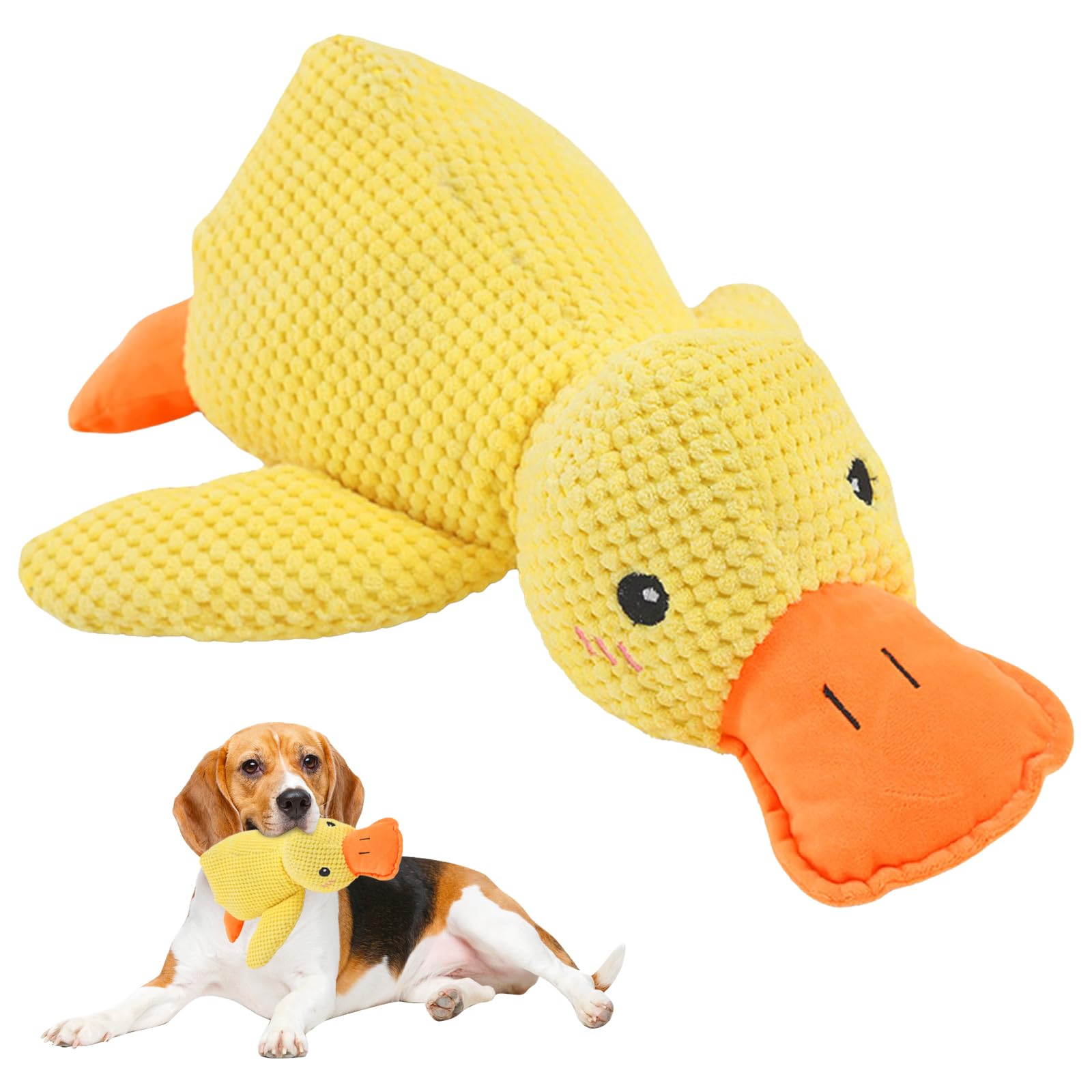 Yhjxly Duck Dog Toy, Quack Duck Dog Toy, 32 cm Cuddly Toy Duck