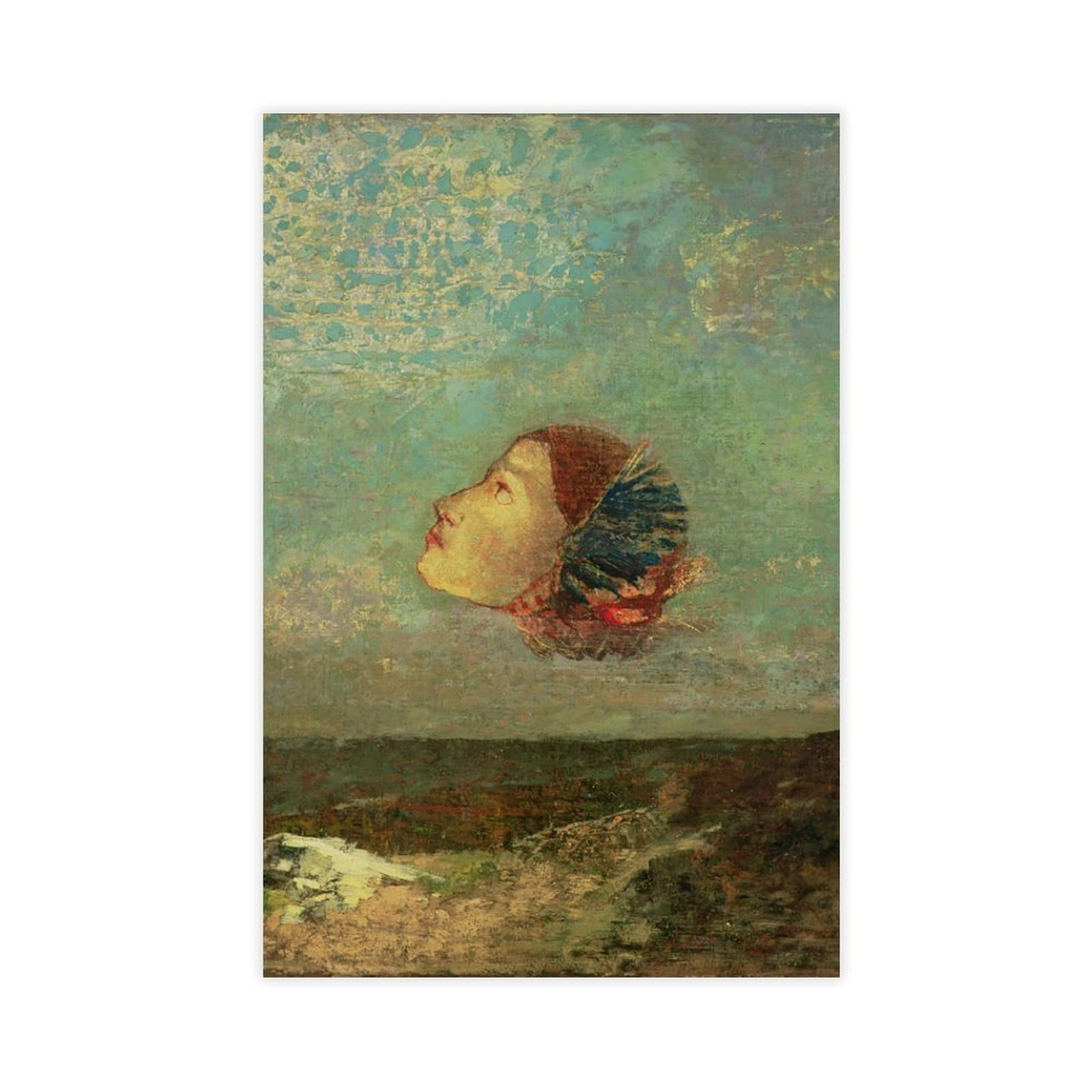 WCYB Homage to Goya by Odilon Redon Prints Posters Prints Canvas Deco Paintings Wall Art Unframe 20" L X 30" W
