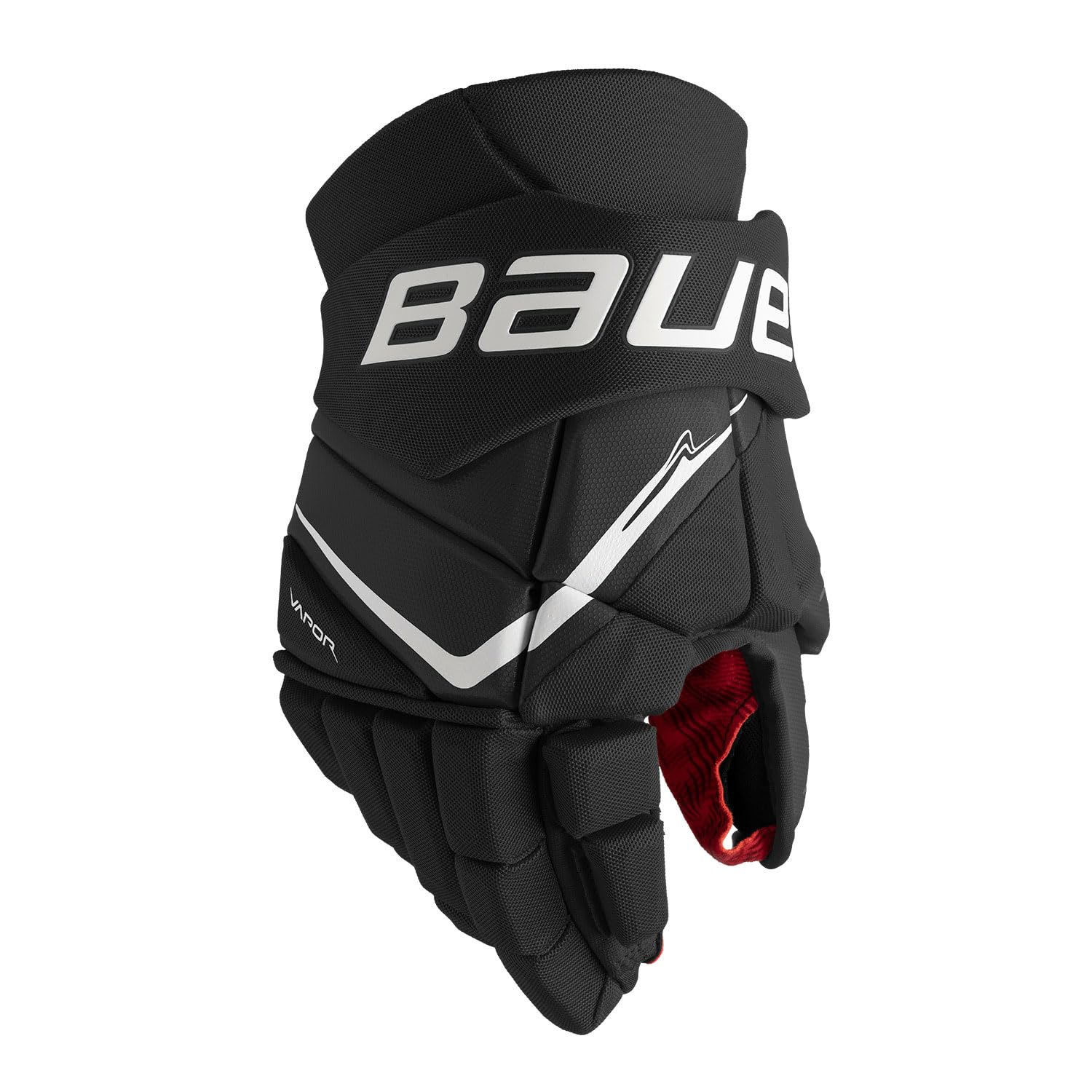 Bauer Vapor Fly40 - Guantes intermedios, color blanco y negro