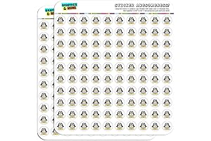 Penguin Snow Bird 1/2" Planner Calendar Scrapbooking Crafting Stickers