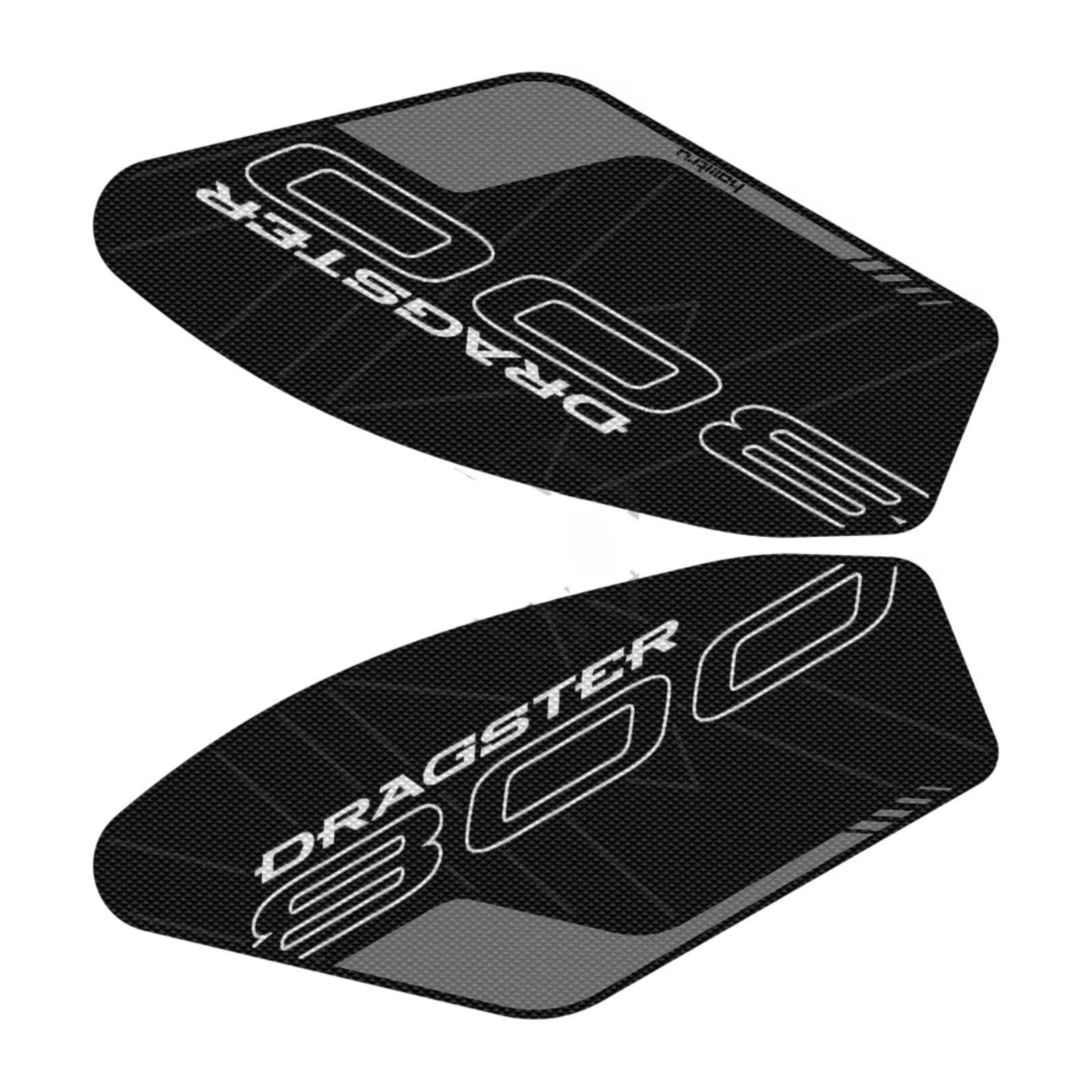 Compatibile Con MV Agusta Per Dragster Per 800 Per 800 RR Per SCS 2020 Moto Carbon Look Tappo Carburante Protector Pad Adesivo Antiscivolo Serbatoio(Black)