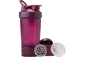 BlenderBottle ProStak Shaker Bottle with Purple Color