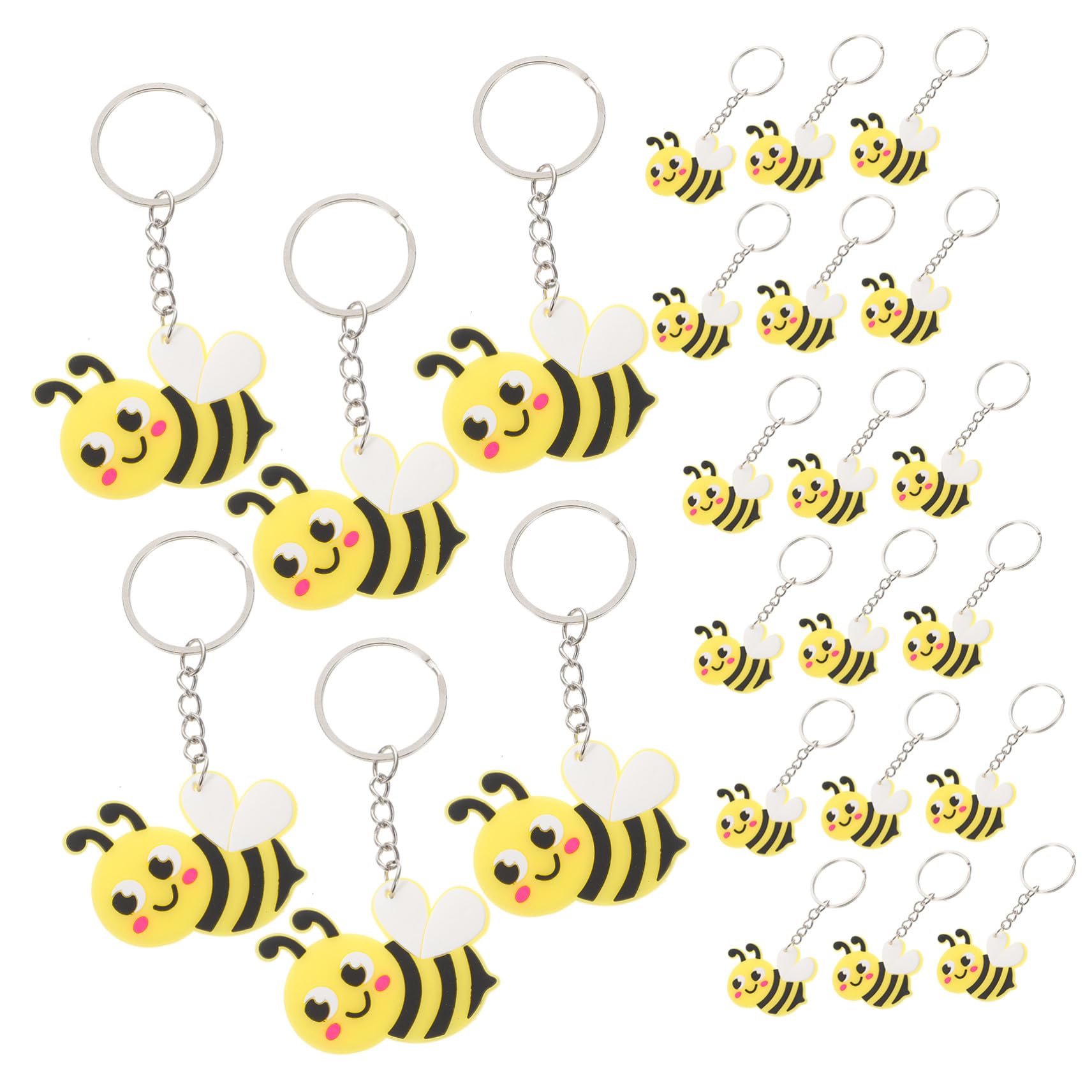 Homoyoyo 120 Piezas Llavero Colgante de Dibujos Animados Diseño Creativo Colgante para Bolsas Hecho Metal Resistente Decoración Novedosa y Regalo Práctico