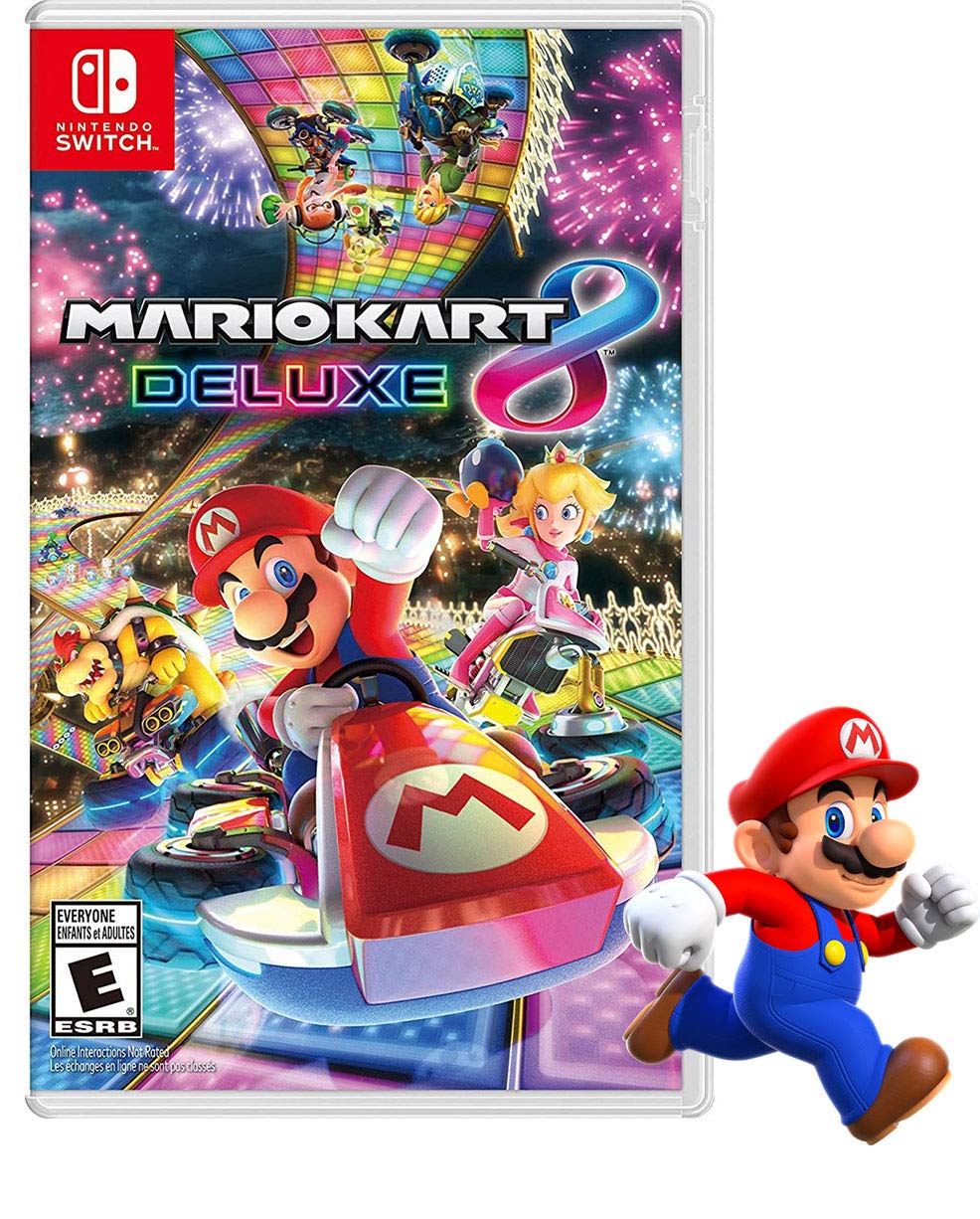 Mario Kart 8 Deluxe Game and Action Figure