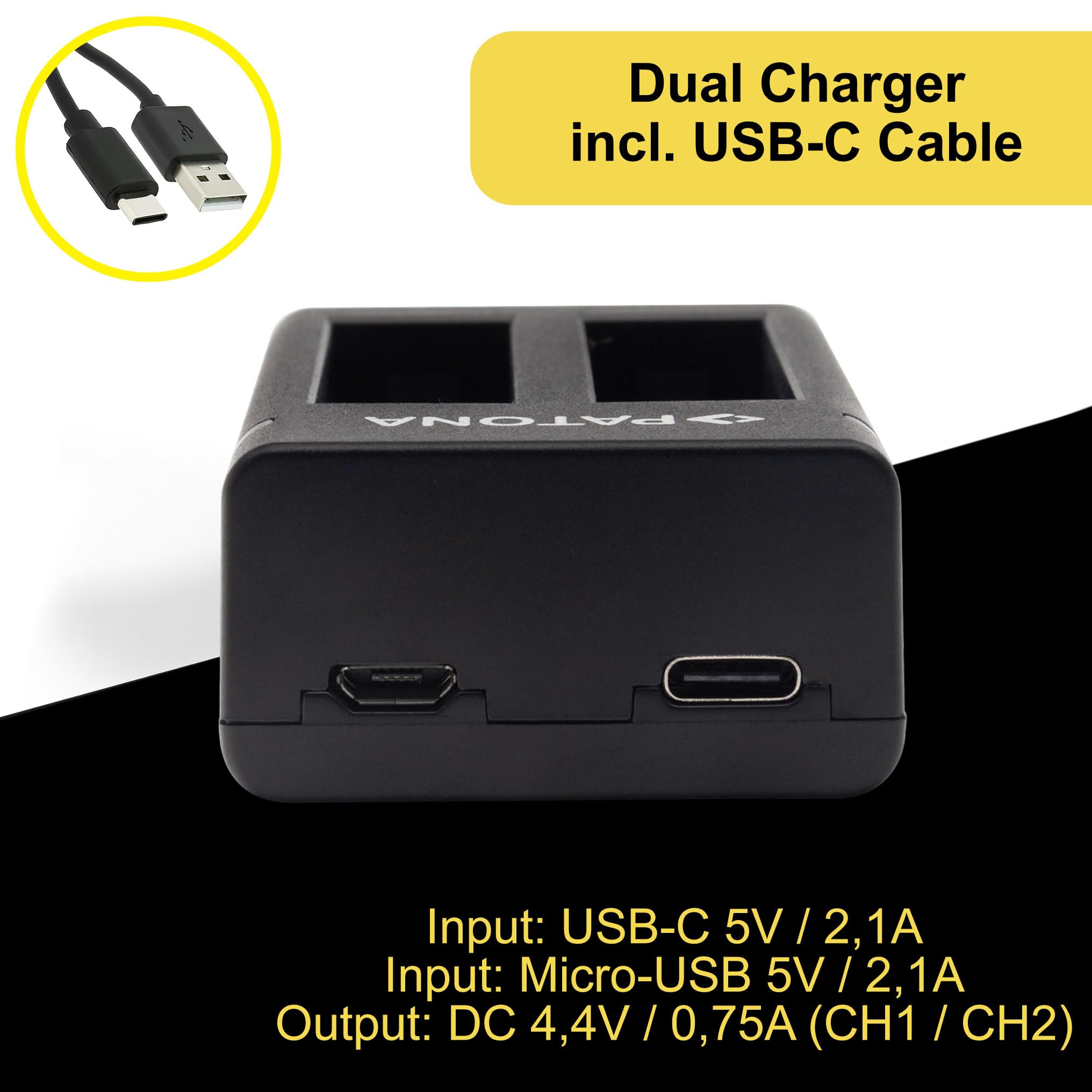 2 Batteries NP-BY1 NPBY1 Compatible Avec Sony HD Action Cam Mini AZ1 Avec Wi-FI/HDR-AZ1 (KIT), AZ1VR [Li-ION / 3.6V / 620mAh