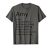AMY Definition Personalized Name Funny Christmas Gift T-Shirt