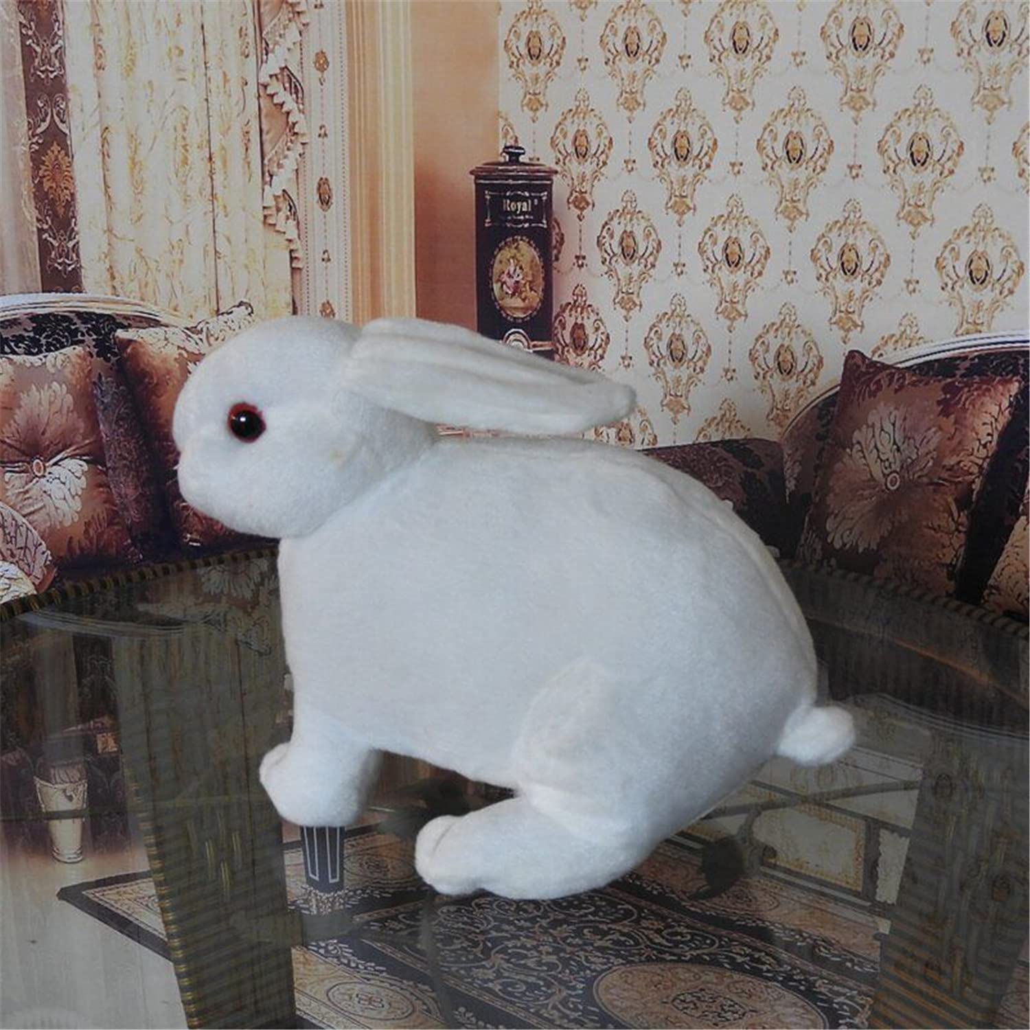 LERORO Rabbit Stuffed Animal Plush Toy 11.8 Inch Child Pillow Cushion - Soft Cuddly Figures for Kids Girl Boy （1PC）