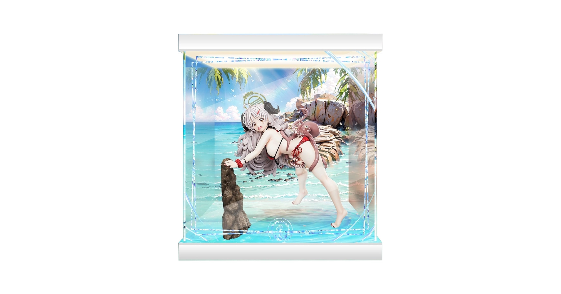 ちゃーぼ様　アクリルショーケース　白大理石仕様 ちゃーぼ様 アクリルショーケース 白大理石仕様 ちゃーぼ様