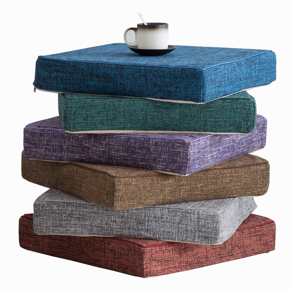 WUWEI Comfortable Large Bench Cushion for 2 3 Seater Outdoor Garden Furniture,Rectangle Soft Chaise Swing Chair Cushion Furniture Pad Thick Sunbed Mattress Dining Tatami Sofa Mat