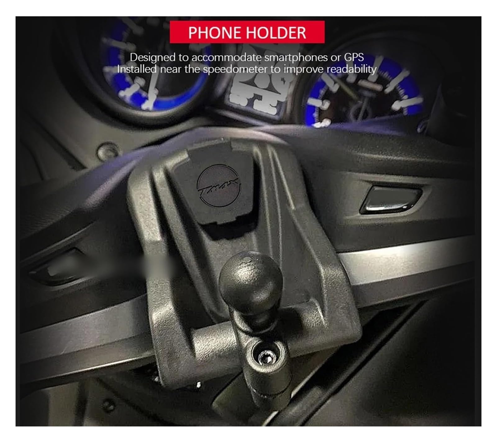 Uchwyt na telefon motocyklowy Do motocykla Y&amaha T-MAX 530 SX DX 2017-2019 Uchwyt do ładowania USB Akcesoria montażu telefonu motocyklowego nawigacyjny