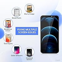 Vista 4 de para iPhone X pantalla de repuesto 5.8 "para iPhone 10 con auricular y sensor de proximidad pantalla LCD digitalizador 3D táctil completo montaje