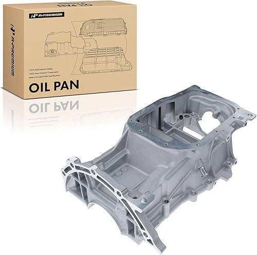 A-Premium Cárter de aceite superior del motor con tapón de drenaje compatible con Toyota Corolla 09-19, Corolla iM 17-18, Matrix 09-14, Prius 10-15,