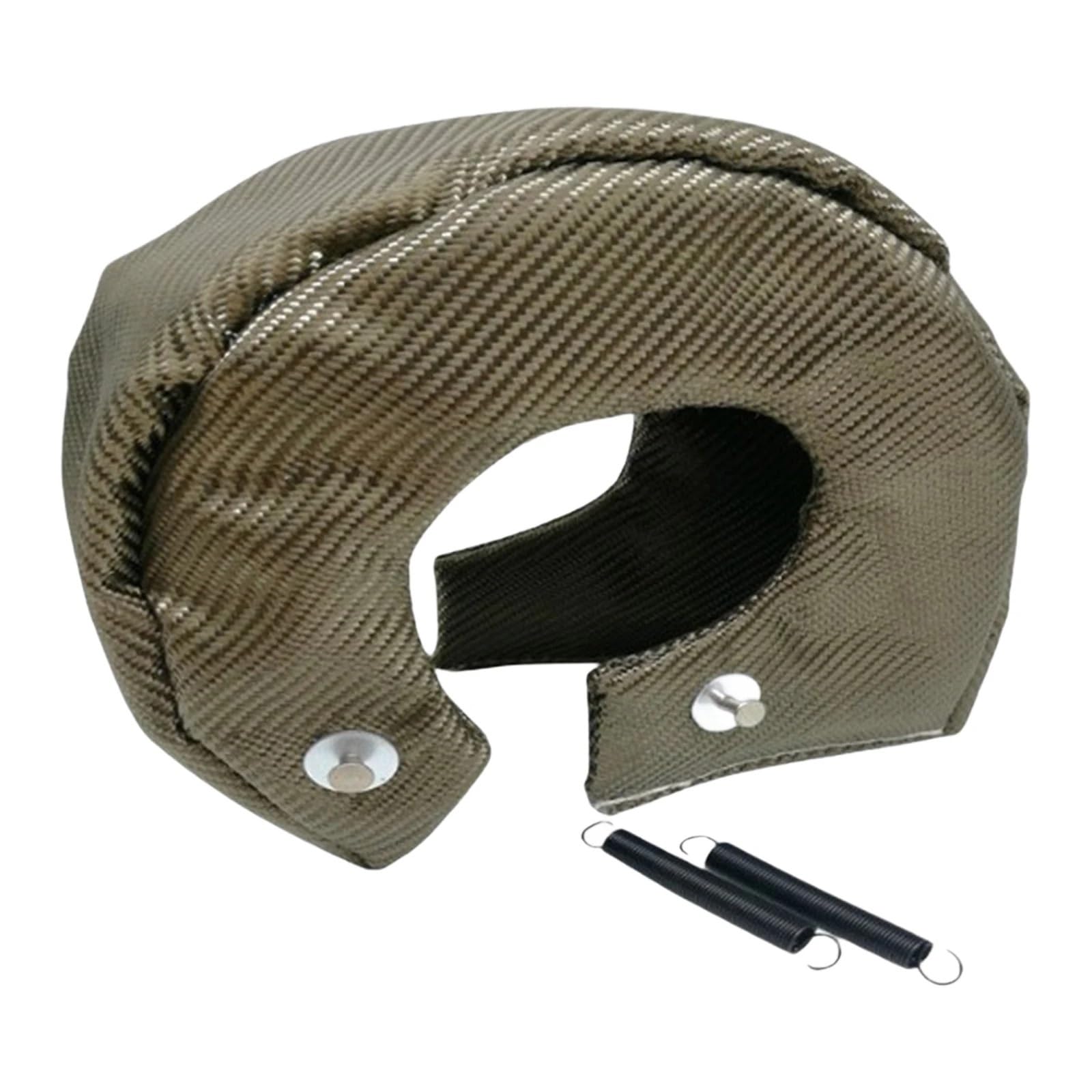 Abgasturbolader T3 T4 T6 Turbolader-Abdeckung, Wickeldecke, Wärmebarriere-Abdeckung, Turbo-Hitzeschild-Abdeckung, Wickelzubehör, Silikonfaser Car Turbocharger(For T4)