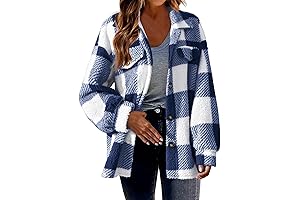 Trendy Plaid Flannel Shacket Jacket: Essential for Cyber Monday Savings
