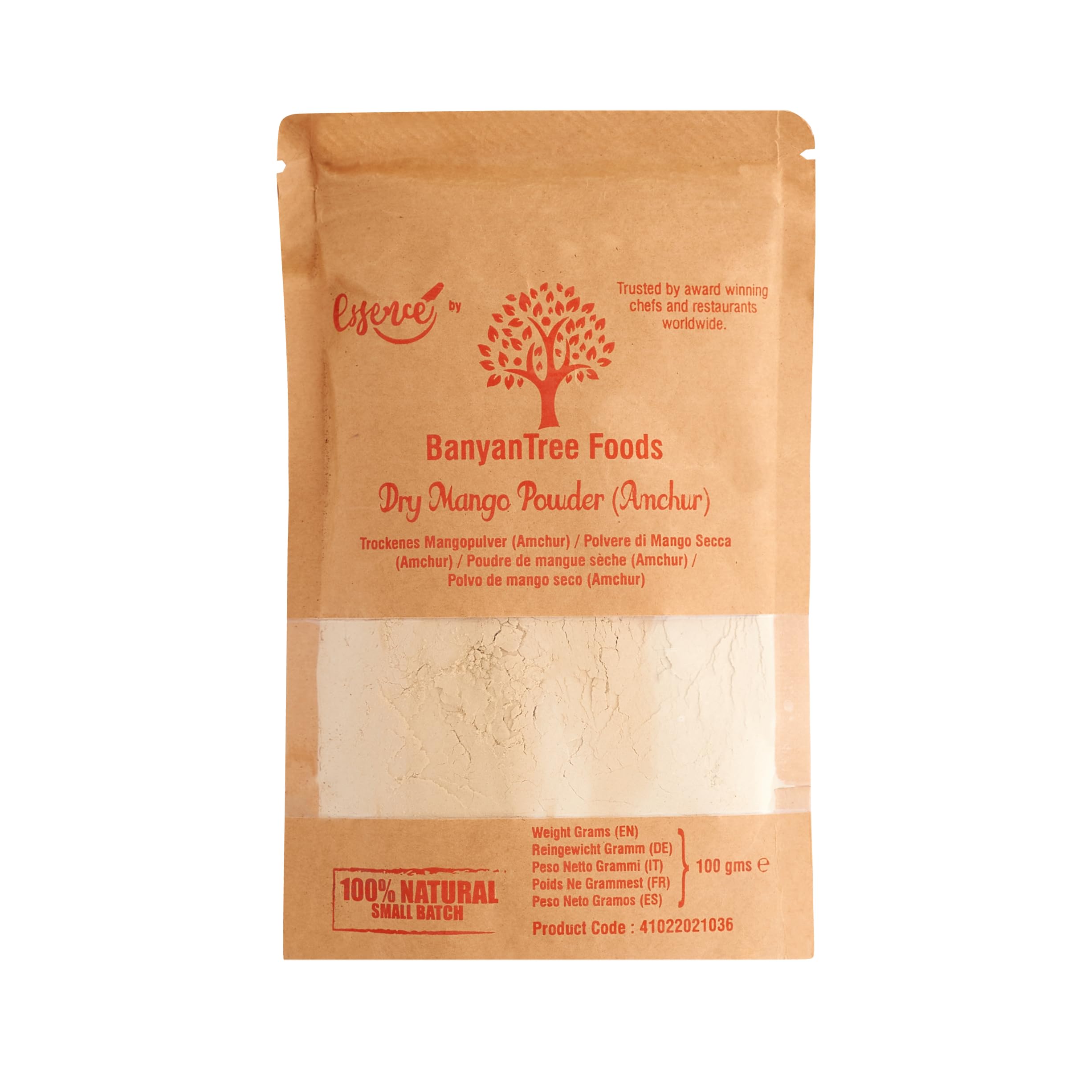 BanyanTree Foods Dry Mango Powder | Amchur | Amchoor 100g~ All Natural, Indian Origin