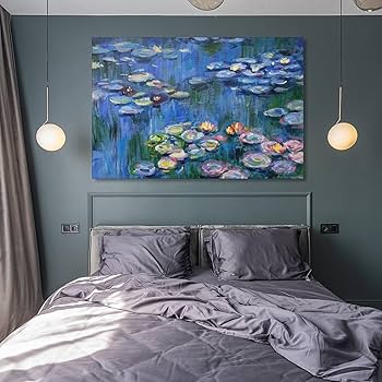 Amazon.co.jp: クロード モネ 『睡蓮の池』 ポスター キャンバス