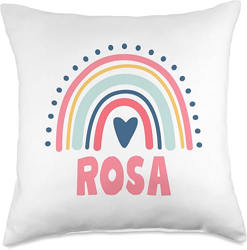 Miniatura 4 de Rosa Name Custom Woman Myth Legend Pink Birthday Party Throw Pillow, 16x16, Multicolor