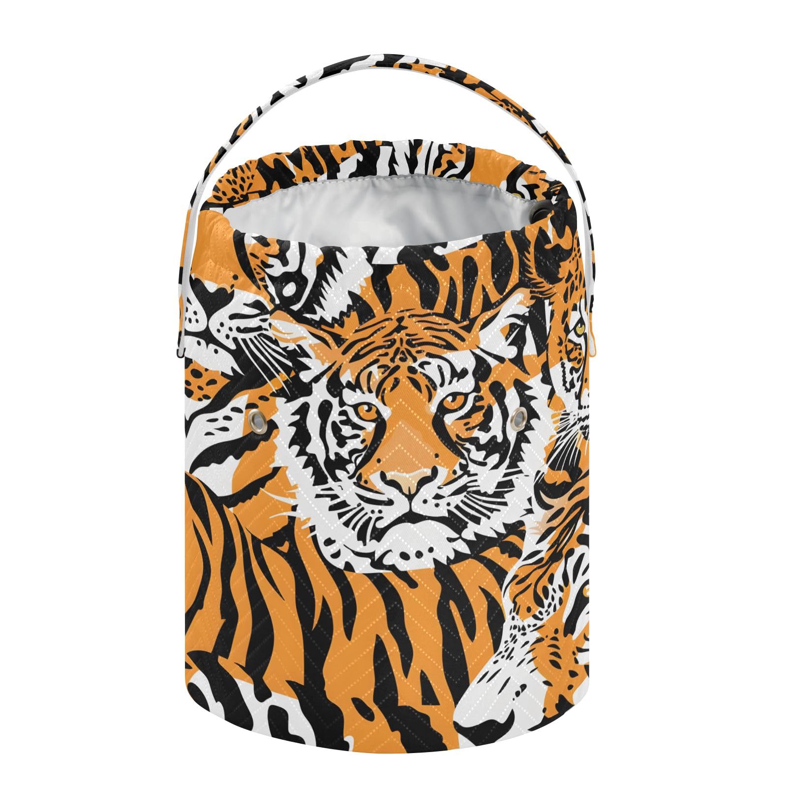 Yarn Storage Bag Small Crochet Bag Knitting Bag Organizer Tigers Yarn Bags for Crocheting Basket