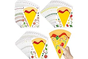 Pizza Craft Sticker (36 Sheets)