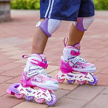Scarpe Con Rotelle Pattini In Linea Per Bambini Con Ruote Luminose