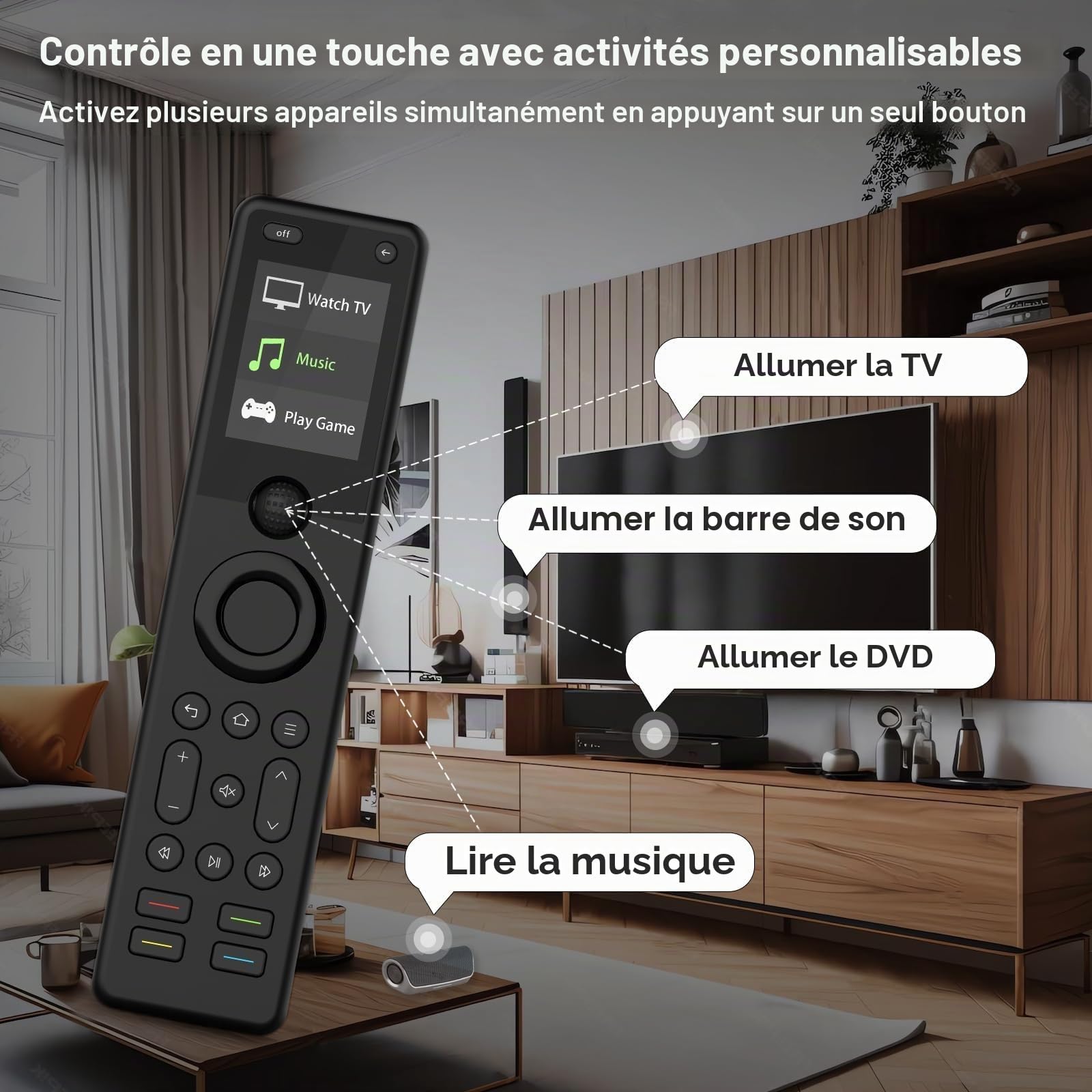 SofaBaton X1S Télécommande universelle avec concentrateur et application, télécommande universelle intelligente tout-en-un avec activités personnalisées, contrôle jusqu'à 60 appareils IR/Bluetooth
