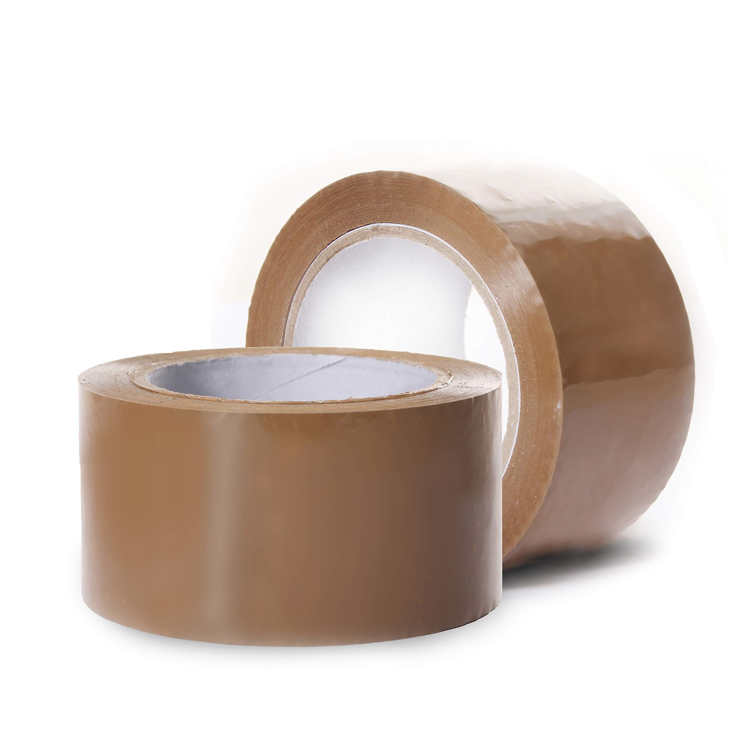 SECUREMENT Plain Self Adhesive BOPP Tape/Packing Tape/Cello Tape/Packing Material (2 inch x 65 mtr, Brown) - 1 Roll 1