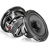 Meso 6.5” 300 Watt 2-Way Premium Coaxial Car Speakers, Pair