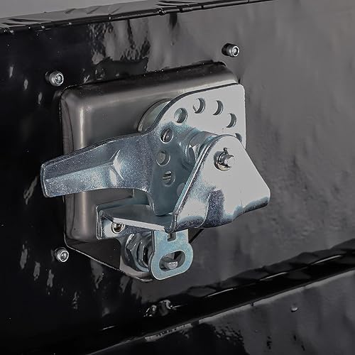 Miniatura 9 de Caja de herramientas para camión de 24 pulgadas, caja de herramientas de remolque resistente de aluminio, impermeable, para cama de camioneta,