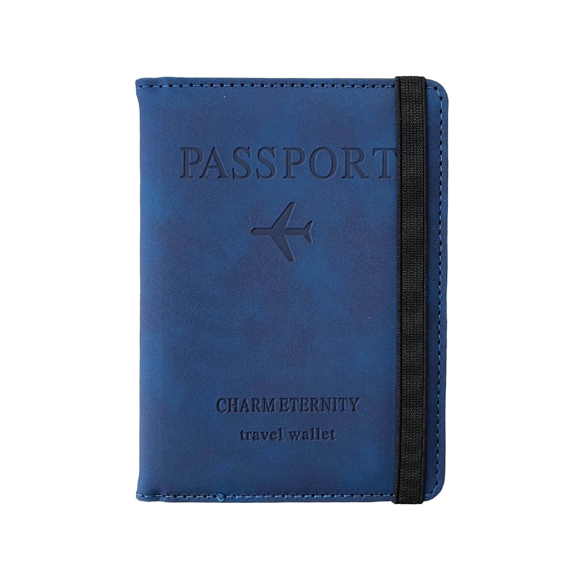 Portafoglio Da Viaggio VULKIT Con Blocco RFID - Protezione Passaporto - Nero