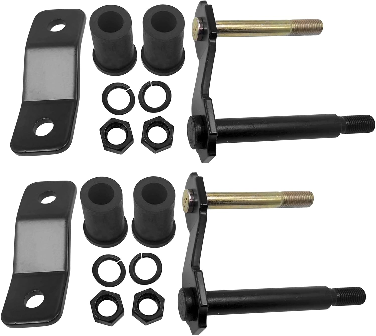 2Pcs Rear Leaf Spring Shackle Kit For 1995 1996 1997 1998 1999 2000 Toyota Tacoma 4WD AWD 4x4, RWD 722-023