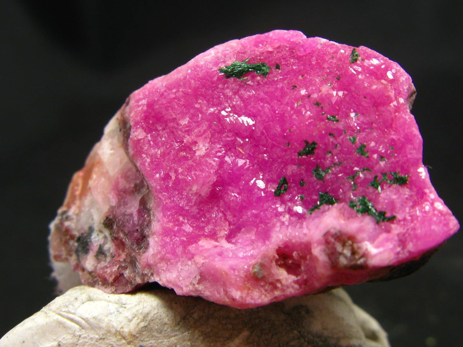 Cobaltocalcite Cobalto Calcite Cluster From Morocco - 1.6"
