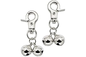 Boisterous Bells for Bold Barkers: Stainless Steel Dog Collar Bells for Large Dogs
