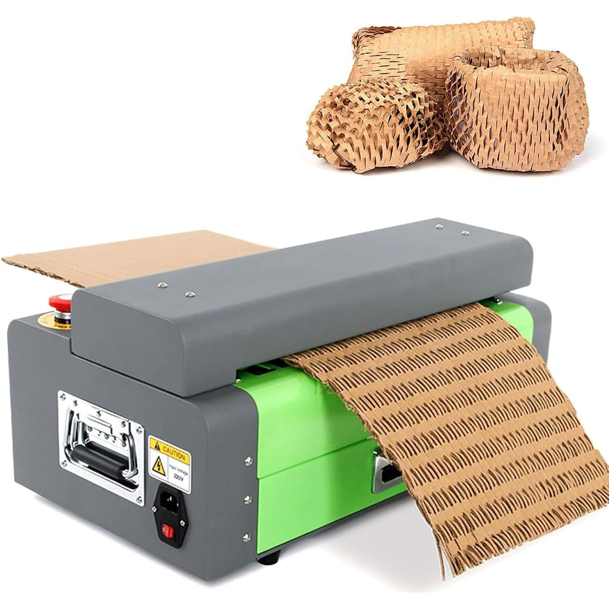 SBCGFY Cardboard Shredding Machine,Honeycomb Pad Tool,With Automatic Cutters,3 Meters/Min Speed,For Carton Paper And Kraft Pads