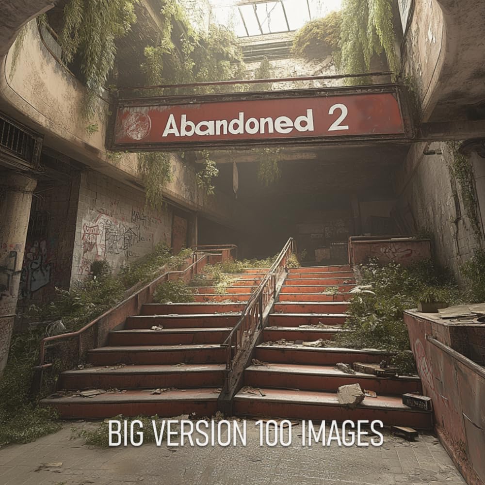 Abandoned Places & Survival Coloring Book – 100 Hauntingly Detailed Scenes of Decay and Ruin | Post-Apocalyptic, Urban Exploration & More for Kids & Adults by mediamake.de