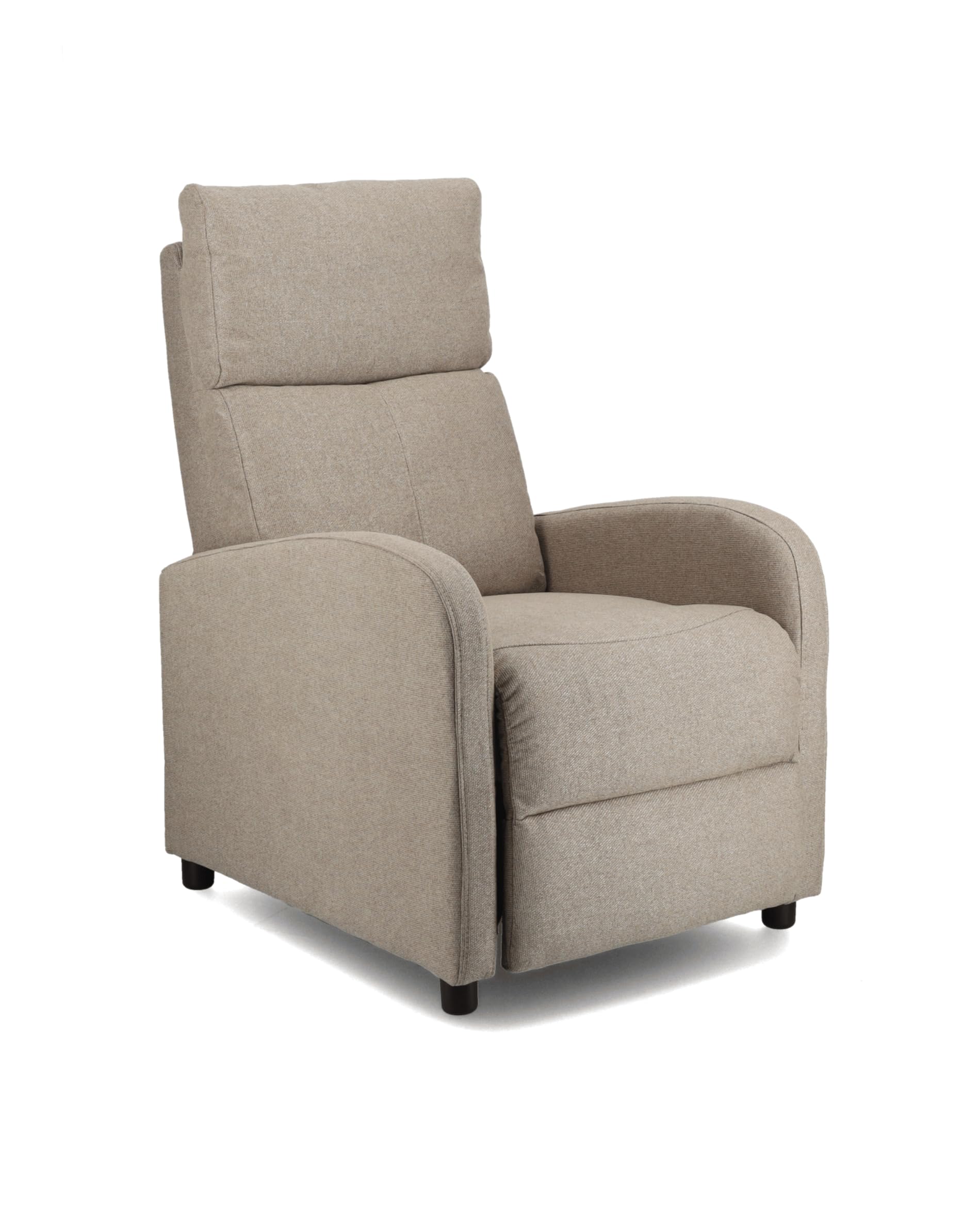 CAMBIA TUS MUEBLES - Nexus butaca Relax, sillón reclinable Manual, Color Marrón