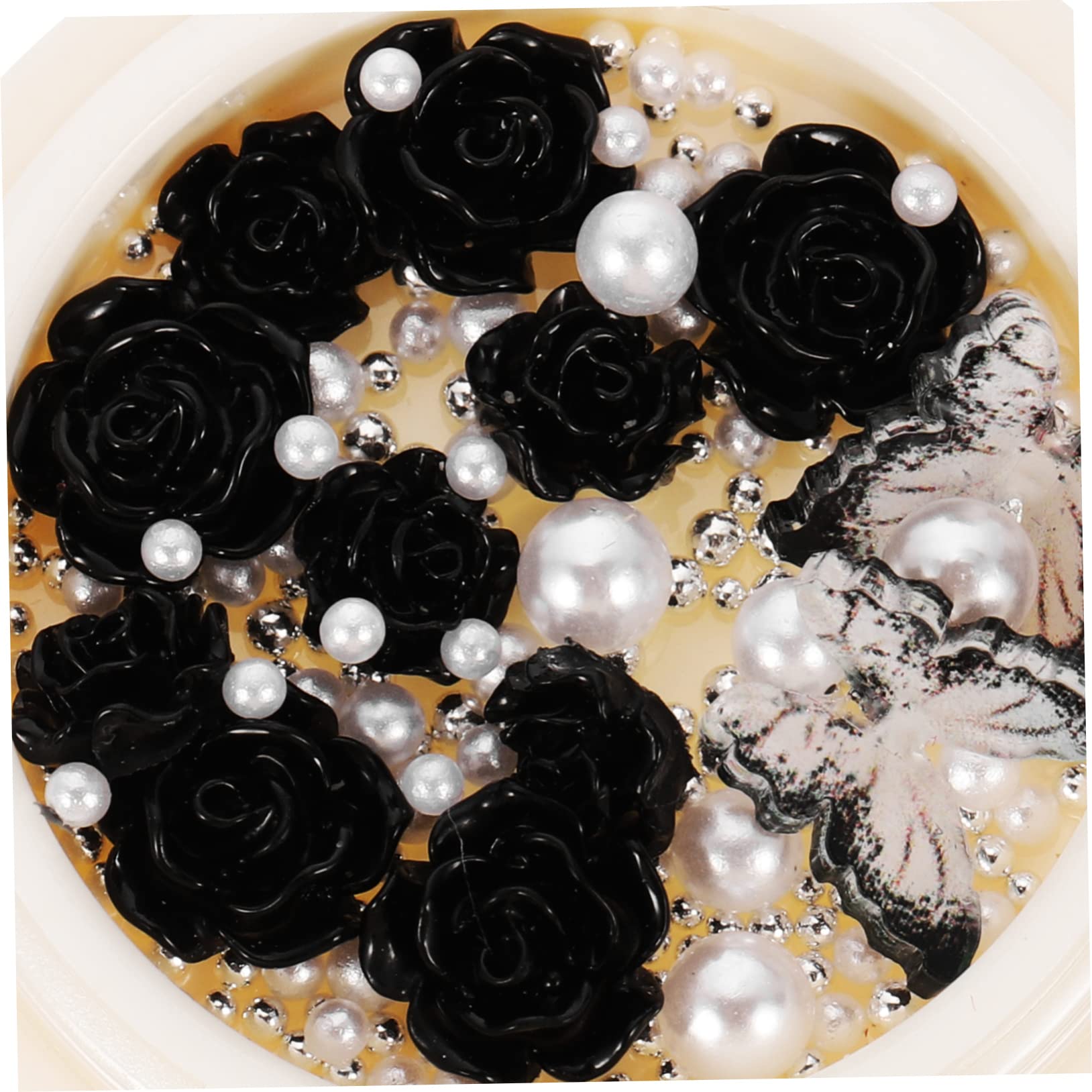 4 Set Decorazione Floreale Per Unghie Decorazioni Unghie Decorazioni Per Unghie - Accessori Per Nail Art Adesivo Perle Per Unghie Forniture Per Unghie Resina 4 Scatole*4
