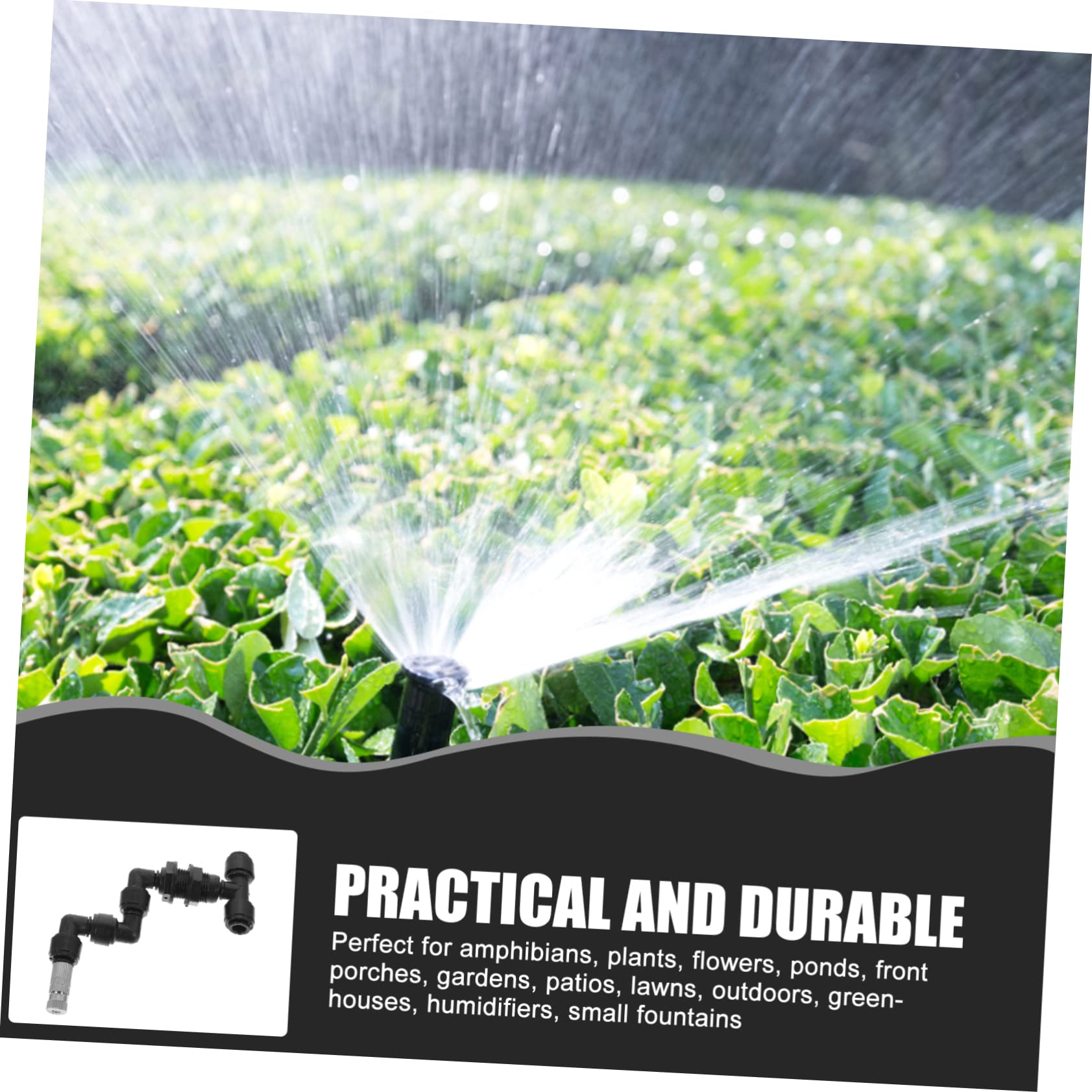 SUPVOX 4pezzi Ugello Spruzzatore Per Nebulizzatrice Per Serbatoi Strumento Per Irrigazione Terrari e Forniture Per Rettili Facile Installazione