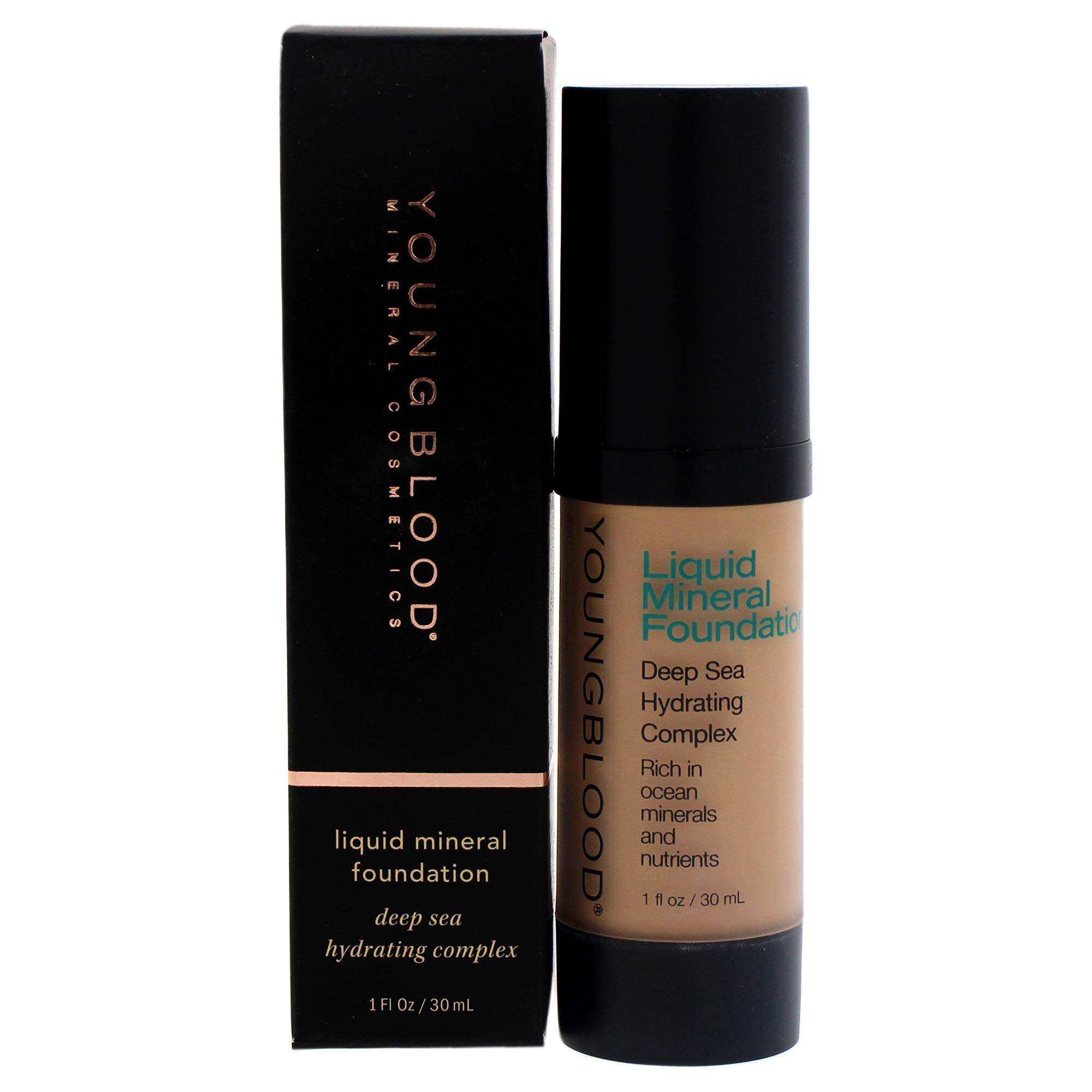 Liquid Mineral Foundation, Pebble, 17 Shades, Vegan, Cruelty Free, Gluten-Free
