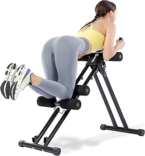 GUUG Abdominal Trainer Abdominal Trainer for Home: Abdominal Training Device Foldable Abdominal Training Device Fitness Ab…