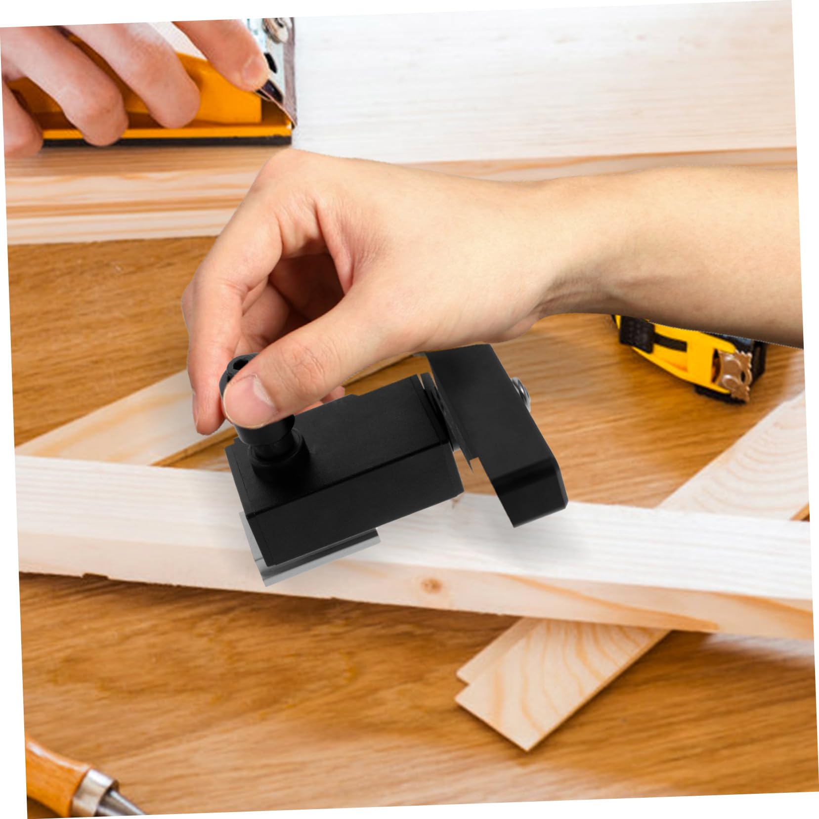 Tofficu Lot De 3 Butées De Goulotte À Serrage Long Pour Scie À Onglet Pour Toupie Pour Menuiserie Fixation Rapide Butée En T Bloc D'Arrêt De Rechange En Alliage D'Aluminium