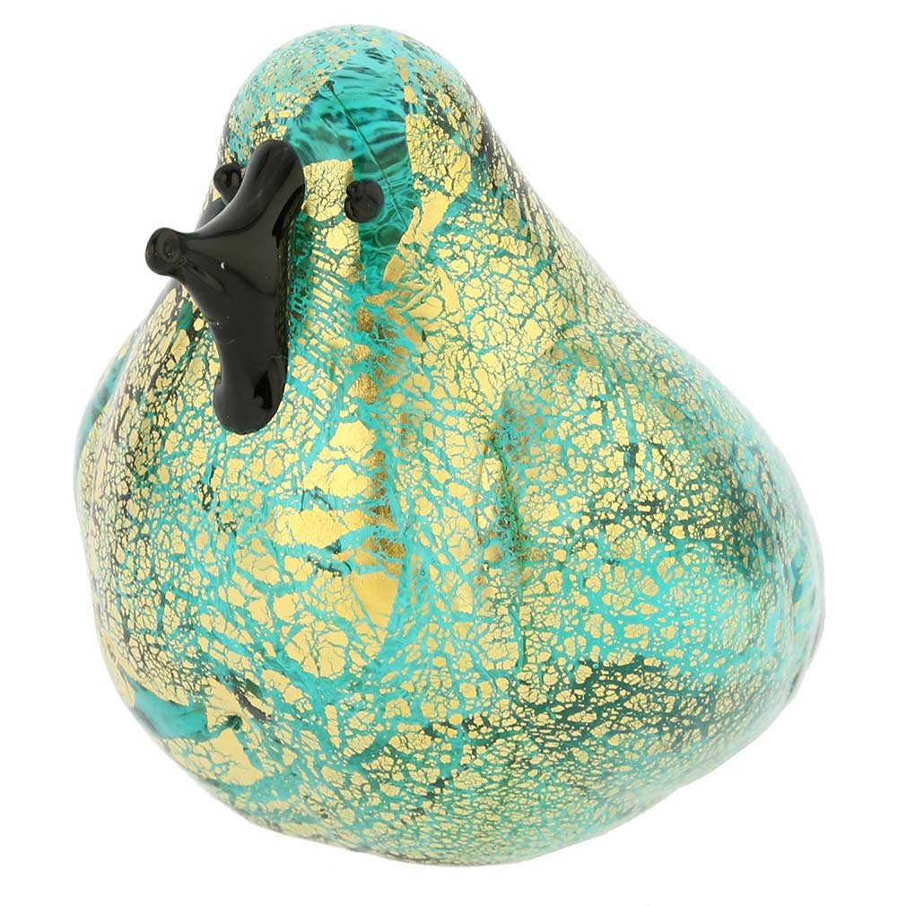 Amazon.co.jp: GlassOfVenice ムラノガラス鳥 - アクアマリン