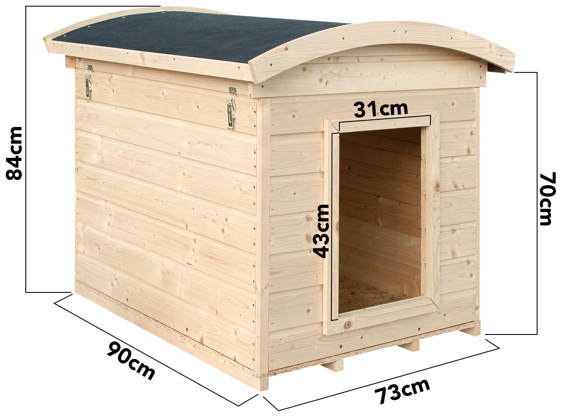 Heizung Hundehütte LIYAHUIA Hundehütte Outdoor & Indoor Beheizte Hundehütte Aus Hundehütte Isoliert Winterfest