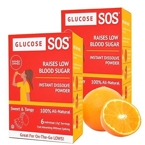 Glucose SOS Polvo de glucosa - Paquetes de polvo natural - Absorción rápida - Se disuelve instantáneamente - No necesita agua - Manzana verde