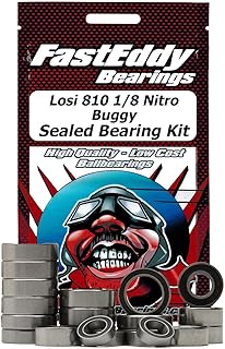 FastEddy Bearings Compatible with Losi 810 1/8 Nitro Buggy Sealed Bearing Kit