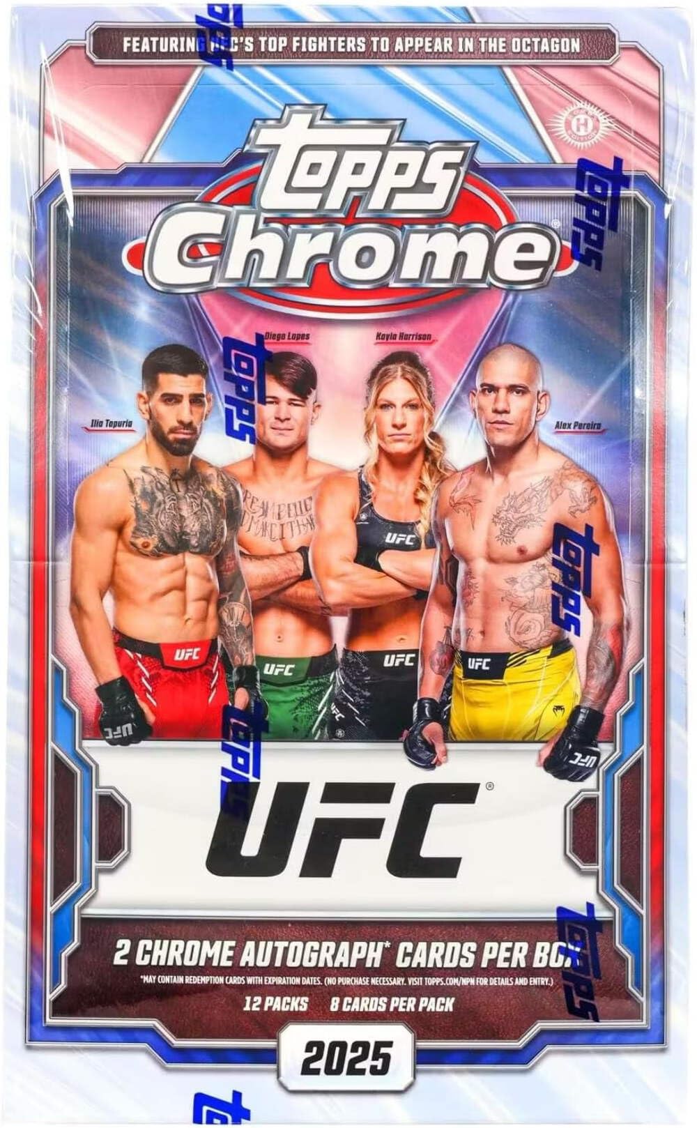 Topps Chrome UFC 2025 トレーディングカード新品未開封 2025 Topps Chrome UFC - Selado de fábrica - Mega Box | Amazon.com.br