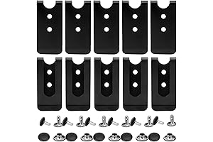 10 Pack Sturdy Metal Belt Clips, Perfect for Customizing Pouches and Bags