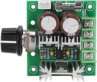 Controlador de velocidade PWM, controlador de motor PWM prático ajustável 12-40V para motor DC